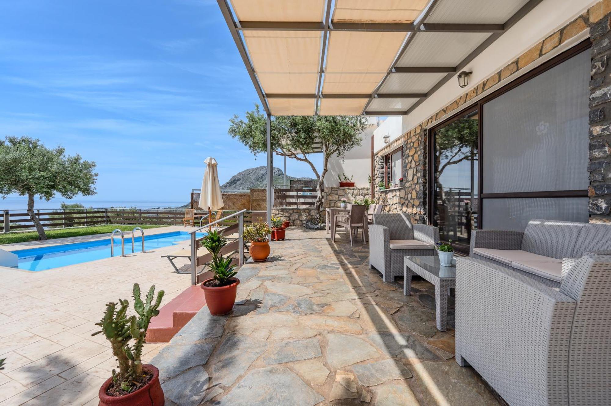 פלאקיאס Souda Bay Cottage מראה חיצוני תמונה